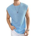 O3e || T-Shirt for Mens Waffle Tank Tops Sleeveless Round Neck Polycotton Use for Gym, Running and Outdoor