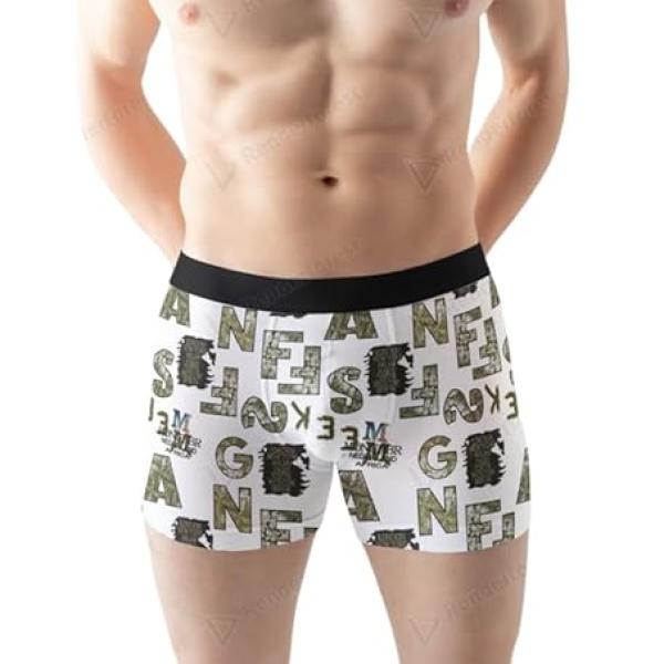 KUDEEO FASHION Lycra Men's Inner wear Trunk |Men's Premium Lycra Stretch Boxer Briefs with Printed Multi Design Themed – Soft, Breathable || Multi Design