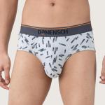 DAMENSCH Men's Regular Fit Printed Cotton Briefs | Combed Cotton, Stretchy Fabric, Anti-Bacterial