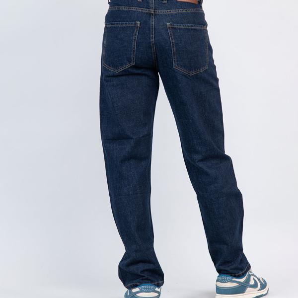 Men’s Dark Blue Straight Fit Denim Jeans – Premium Everyday Wear