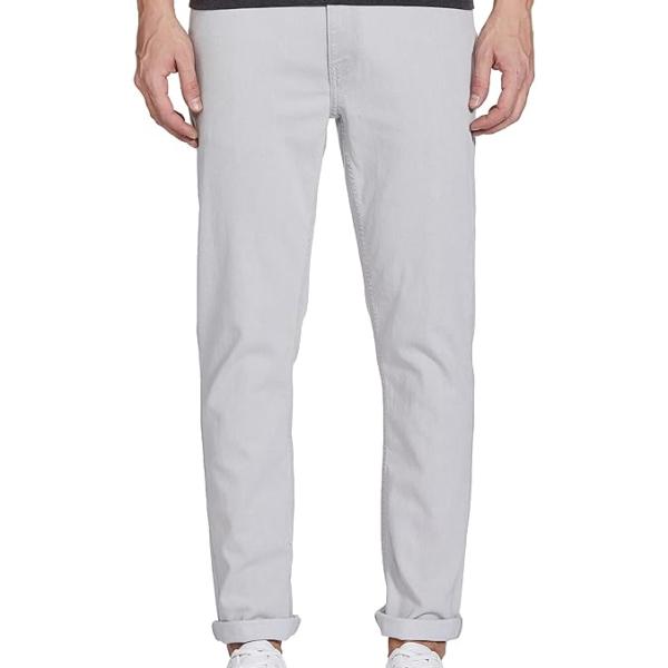 The Indian Garage Co Men's Slim Fit Mid Rise Solid Mid-Rise Stretchable Jeans