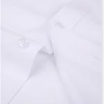 Men’s White Casual Solid Shirt – Premium Cotton, Full Season Wear
