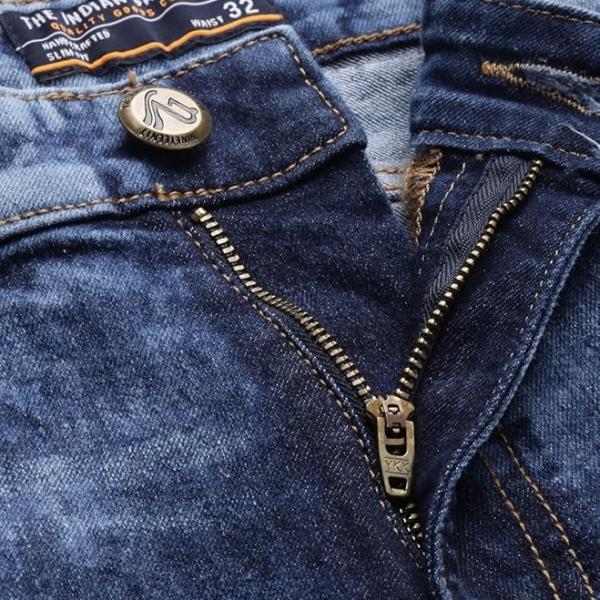 Men Mid Rise Slim Fit Solid Mid-Rise Stretchable Jeans