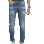 The Indian Garage Co Men Regular Fit Placement Print Mid-Rise Stretchable Jeans