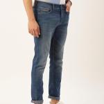 The Indian Garage Co Men's Slim Fit Mid Rise Jeans