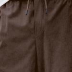 SWADESI STUFF Men's Corduroy Track Pants | Self Design, Mid-Rise Fit, Flexi Waistband - Retro-Inspired Straight Fit Lounge & Casual Wear