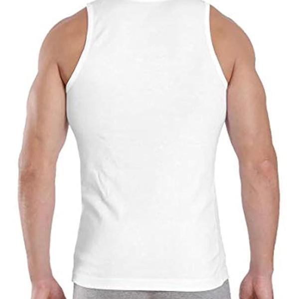 Men’s Premium Cotton Combo Pack – 5 White Vests + 5 Comfortable Briefs | Breathable Daily Innerwear