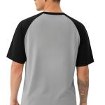 LEOTUDE Men Polycotton Classy Look Dri-Fit Round Neck Half Sleeve Tshirt| Colorful Oversized Fit T-Shirt for Mans