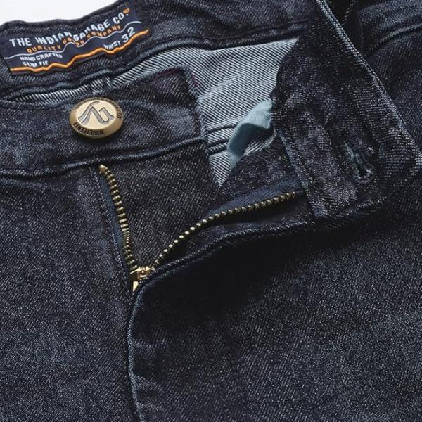ndian Garage Co Men Mid Rise Slim Fit Solid Mid-Rise Stretchable Jeans