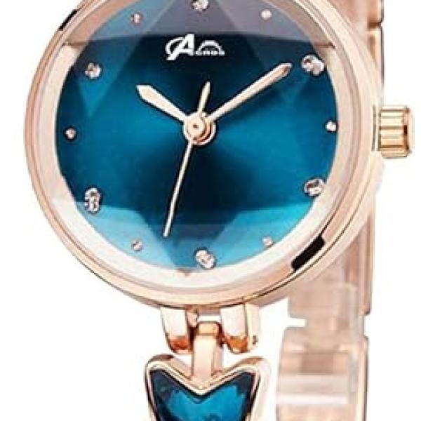 Premium Luxury Girls’ Stainless Steel Analog Watch – Multicolour Dial & Strap