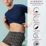 Lux Cozi Mens 100% Cotton Printed Mini Trunk | Printed Mini Trunk for Men | Color and Print May Vary | Mini Trunk for Men Pack of 3