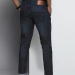 ndian Garage Co Men Mid Rise Slim Fit Solid Mid-Rise Stretchable Jeans