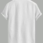 SWADESI STUFF Mens Stylish Polycotton Regular Fit Chinese Collar Half Sleeve Shirt