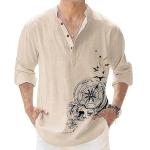 Cotton Blend Mandarin Collar Self One Design Full Sleeve Casual Short Kurta