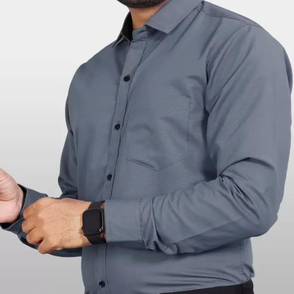 Tee Projekt Shirt for men Cotton Spread Collar Long Sleeve Shirt Suitable for Event Formal Casual