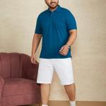 Symbol Men's Cotton Rich Solid Polo Tshirt | Collar Tshirts | Half Sleeves | Plain-Regular Fit