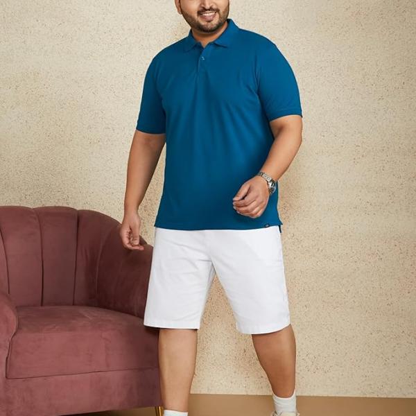 Symbol Men's Cotton Rich Solid Polo Tshirt | Collar Tshirts | Half Sleeves | Plain-Regular Fit