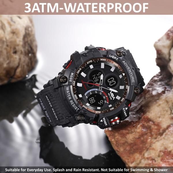 Sports Chronograph Watch for Men & Boys | Analog-Digital Multi-Function Outdoor Watch