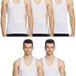 Men’s 100% Cotton Sleeveless Vests – Pack of 5 | Breathable Round-Neck Daily Innerwear