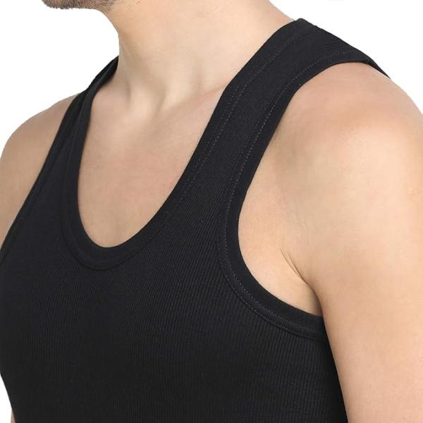 Dixcy Scott Originals Men's Solid 100% Combed Cotton Itch-Free & Comfortable Round Neck Sleeveless Under Regular Fit Shirt Tank Fit Vest Innerwear - Victory Durby |