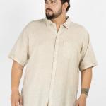 Half Sleeve Linen White Shirt for Men – Timeless Classic | Lightweight & Breathable | Casual & Semi-Formal Wear