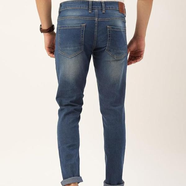 The Indian Garage Co Men's Slim Fit Mid Rise Jeans
