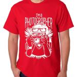 Caseria Men's Cotton Printed T-Shirt -I'm A Photographer | 100% Cotton | Half Sleeves | Regular Fit | Printed | Round Neck | Graphic T Shirt