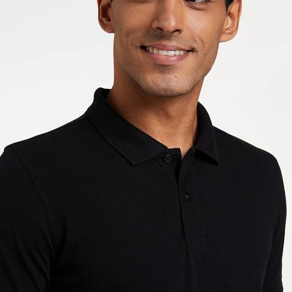 Symbol Men's Cotton Rich Solid Polo Tshirt | Collar Tshirts | Half Sleeves | Plain-Regular Fit