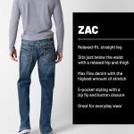 Men’s Premium Straight Fit Jeans – Relaxed Comfort, Zac Bootcut Style