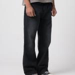 Men’s Vintage Bootcut Denim Jeans – Heavyweight Black Rinse