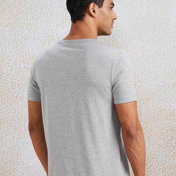Symbol Men's Solid Cotton T Shirt | Round Neck | Half Sleeve | Plain-Regular Fit