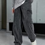 KOTTY Men's Denim Cargo Jeans – Stylish Utility Pants with Multiple Pockets and Durable Stretch Denim Fabric