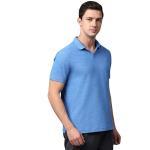 Men’s No-Button Performance Polo T-Shirt with UV Protection