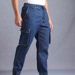 INKD Men's Regular Fit Joggers - Mid -Rise | Cotton Blend | Stretchable Fabric| Elasticated Waistband | Jeans for Men