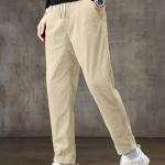 Comfortable Corduroy Pants | Relaxed Fit Stretch Waist Trousers