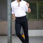 Shirt for Men Cotton Plain Spread Collar Casual Shirt Parfect for ormal Wear, Home Wear, Office Wear