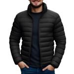 Men’s Premium Nylon Puffer Bomber Jacket – Winter Warm, Water-Resistant, Stylish Casual Biker Hoody