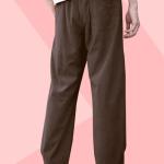 SWADESI STUFF Men's Corduroy Track Pants | Self Design, Mid-Rise Fit, Flexi Waistband - Retro-Inspired Straight Fit Lounge & Casual Wear