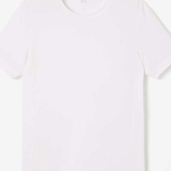 Men’s White Slim Fit Performance Sports T-Shirt