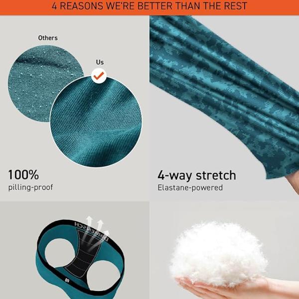 DAMENSCH Men's Regular Fit Printed Cotton Briefs | Combed Cotton, Stretchy Fabric, Anti-Bacterial