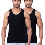 Dixcy Scott Originals Men's Solid 100% Combed Cotton Itch-Free & Comfortable Round Neck Sleeveless Under Regular Fit Shirt Tank Fit Vest Innerwear - Victory Durby |