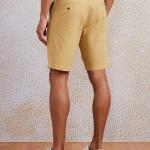 Mens Cotton Rich Stretchable Regular Fit Chino Shorts |Slant Pockets