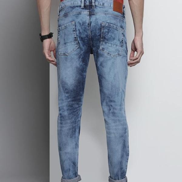Men Mid Rise Slim Fit Solid Mid-Rise Stretchable Jeans