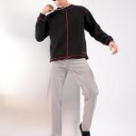 Men's Slim Fit Mid Rise Solid Mid-Rise Jeans