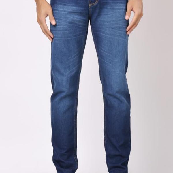 London Hills Men's Regular Fit Mid Rise Denim Jeans