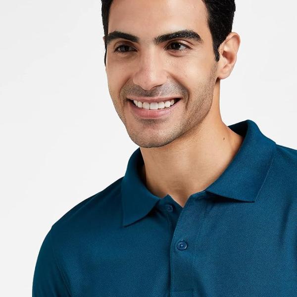 Symbol Men's Cotton Rich Solid Polo Tshirt | Collar Tshirts | Half Sleeves | Plain-Regular Fit