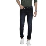 The Indian Garage Co Men's Skinny Fit Mid Rise Solid Mid-Rise Stretchable Jeans