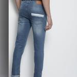 The Indian Garage Co Men Regular Fit Placement Print Mid-Rise Stretchable Jeans