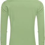 Men’s Casual Cotton Blend Button-Down Shirt – Long Sleeve Solid Regular Fit Spread Collar Shirt